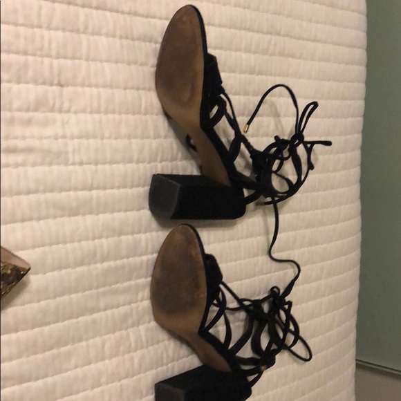 LOFT lace up block heel - Picture 3 of 4